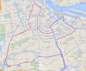Route Amsterdam